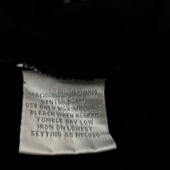 Worthington Plus Size 1X Tunic Top Black White Green Geometric - Picture 6 of 6